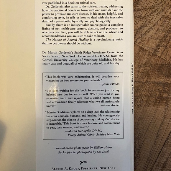 “The Nature of Animal Healing” hardcover - Picture 14 of 16